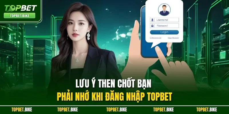 Đăng Nhập Topbet| Chỉ Dẫn Truy Cập Nhanh Chóng Trong 30 Giây 4 Lưu ý then chốt bạn phải nhớ khi đăng nhập Topbet